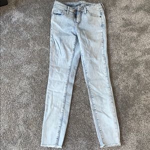 Washed out jeans